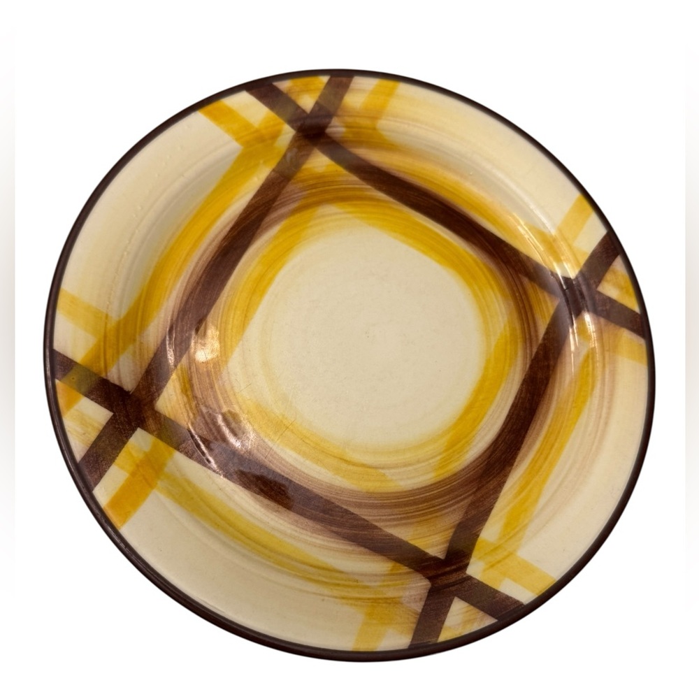 Vernonware Organdie Metlox Poppytrail Vernon Kilns 10" Dinner Plate USA Set of 3